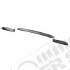 Hood Bug Deflector, Matte Black, Eyebrow; 02-05 Ram 2500/3500 Pickup