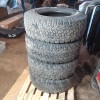 Occasion : Lot de 4 pneus BF Goodrich all terrain KO 285/70R17 / usure : 50% 